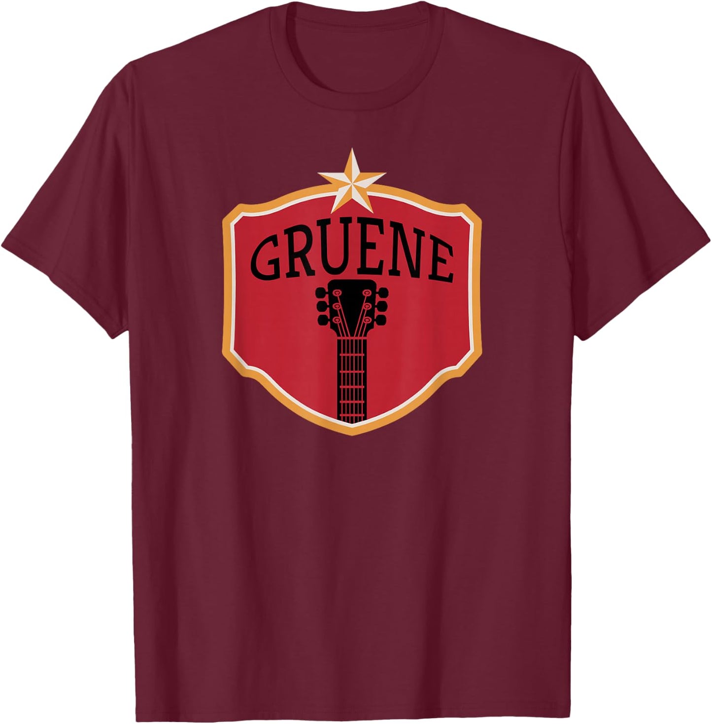 Gruene Texas Hill Country Live Music Capital Proud Texan T-Shirt - T-Shirt | Maroon