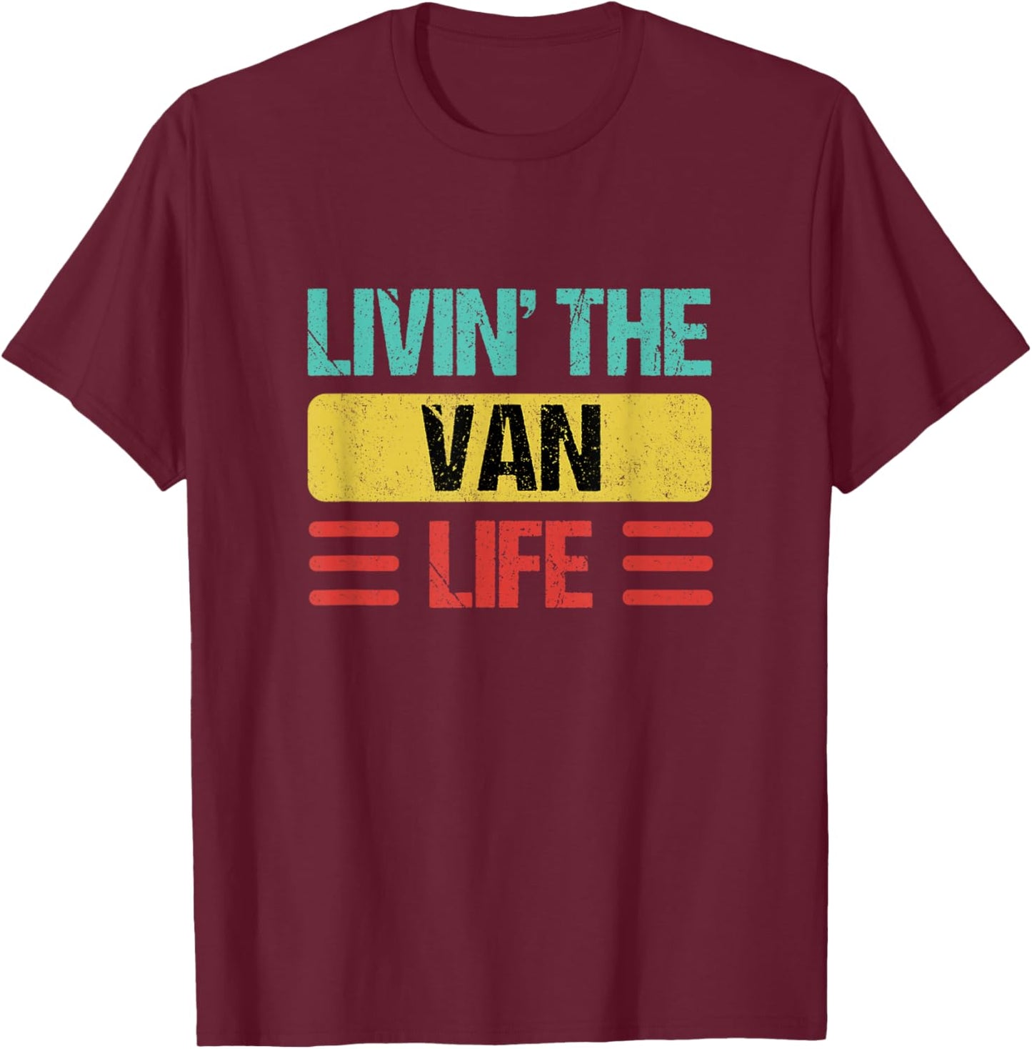 Van Name T-Shirt - T-Shirt | Maroon