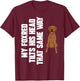 Fox Red Labrador Retriever Foxred Lab T-Shirt - T-Shirt | Maroon