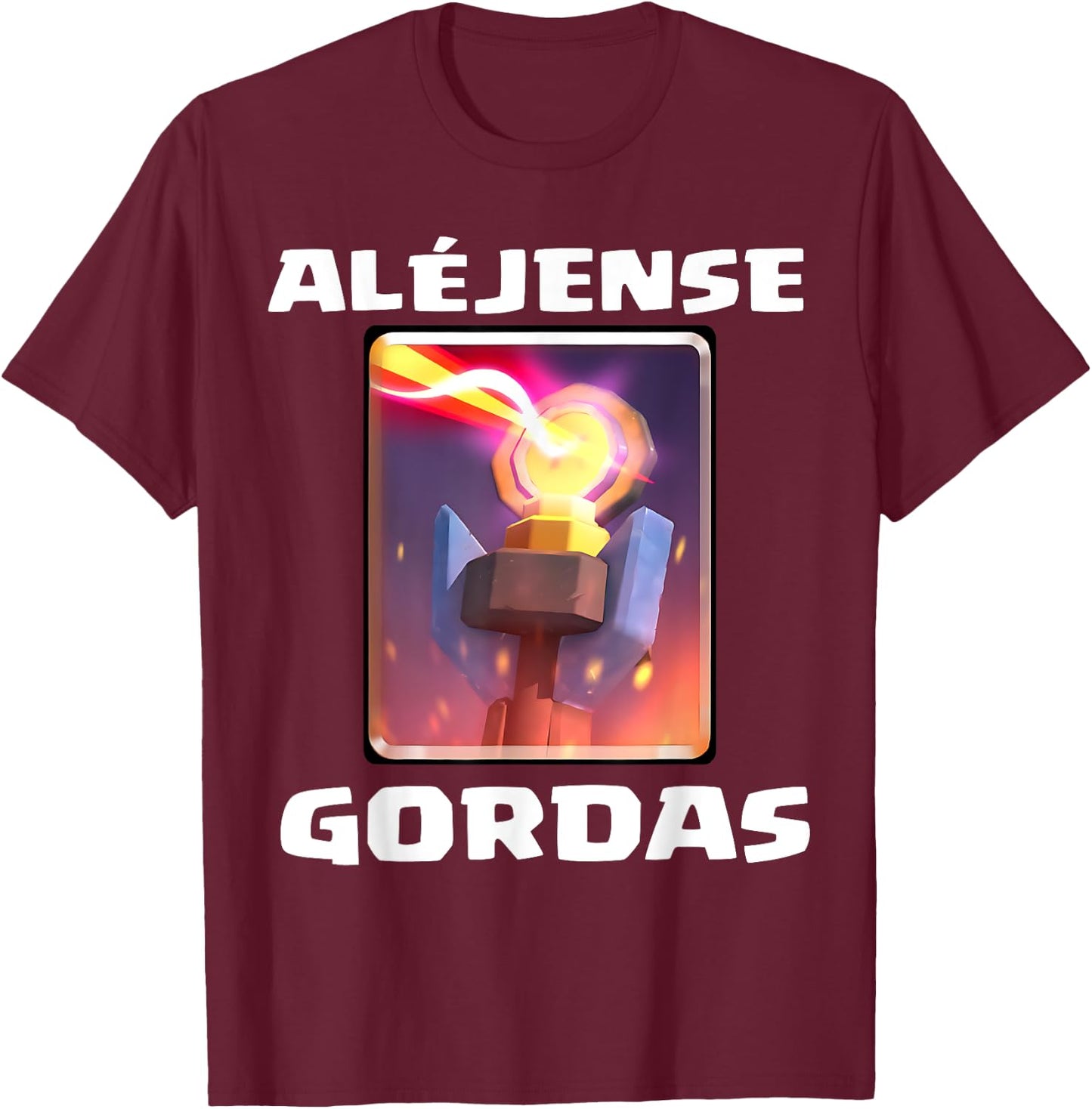 Alejense gordas playera T-Shirt - T-Shirt | Maroon