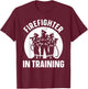 Unique Future Firefighter Art For Boys Men Kids Fire Fighter T-Shirt - T-Shirt | Maroon