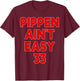 Pimping Pippen Funny Gift Black Adult Men's Modern Casual Sports T-Shirt - T-Shirt | Maroon