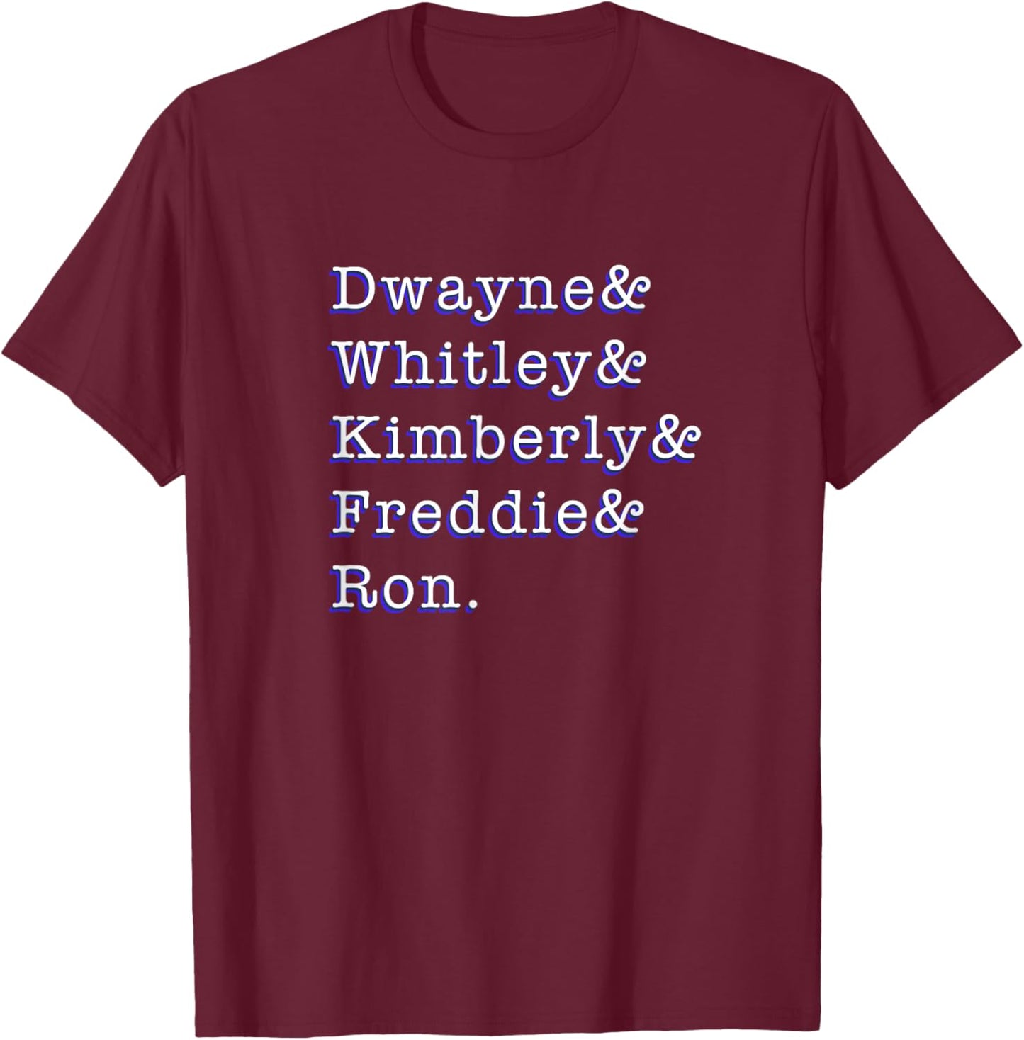 HBCU Class 1992 Kim Dwayne Whitley Hillman Different World T-Shirt - T-Shirt | Maroon