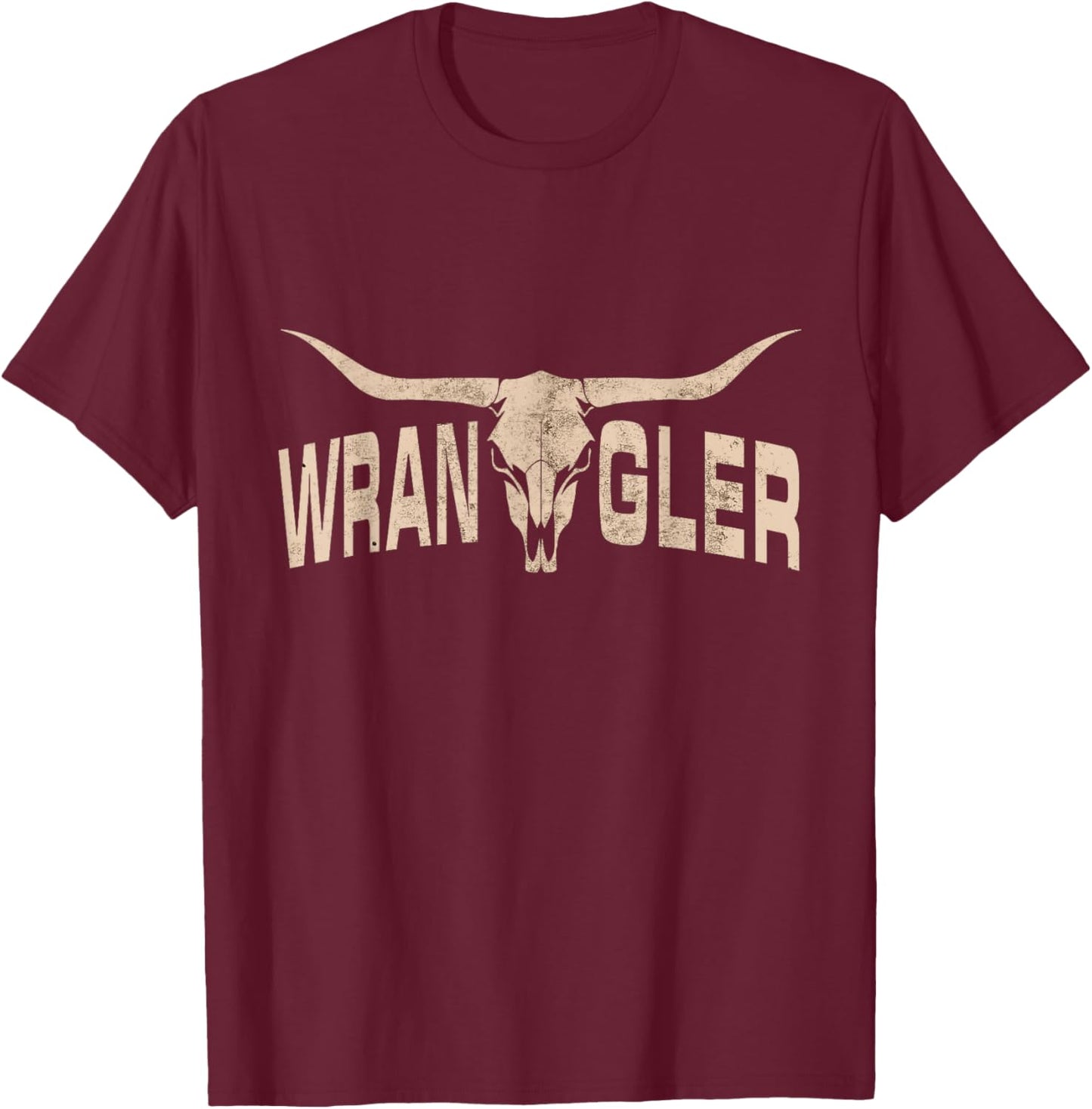 Vintage Wranglers Name Pride - Wranglers Name Styles 80s 90s T-Shirt - T-Shirt | Maroon