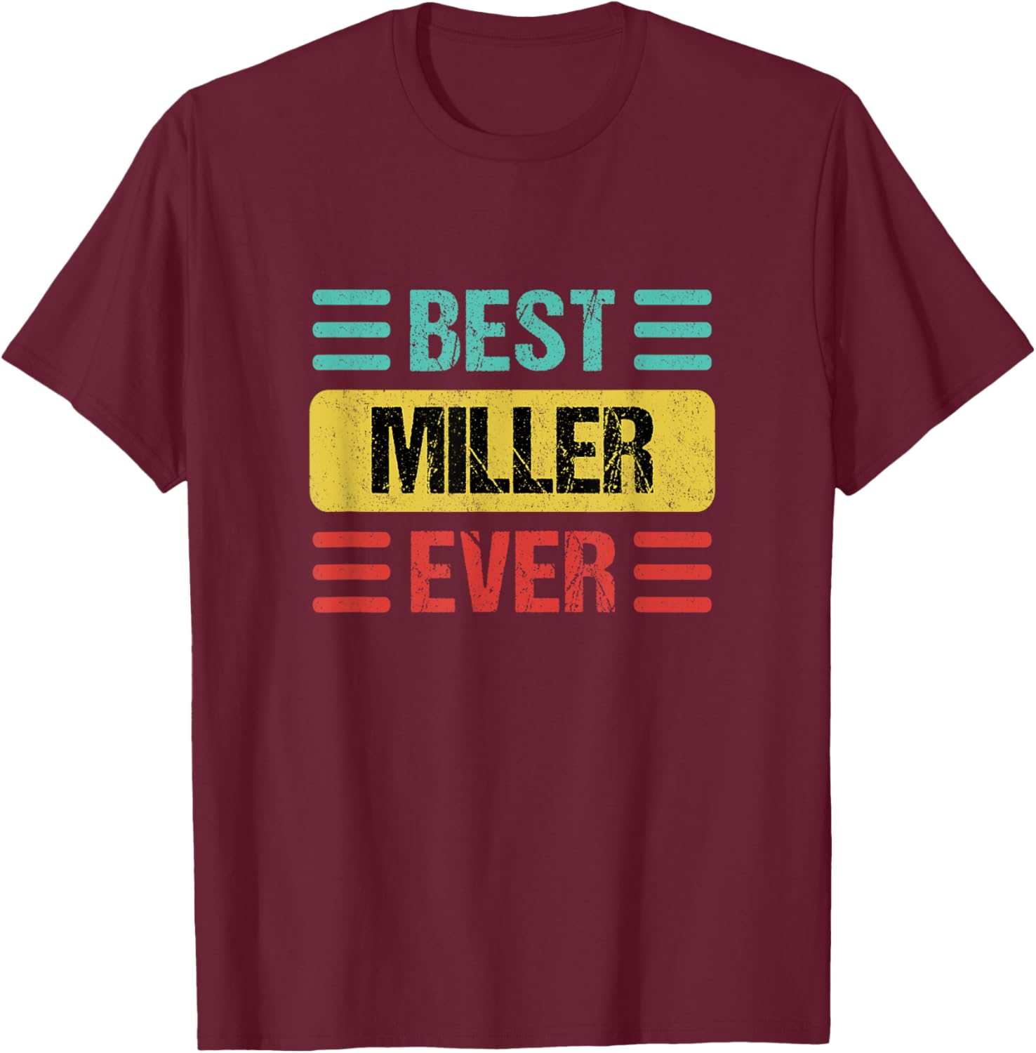 Miller T-Shirt - T-Shirt | Maroon