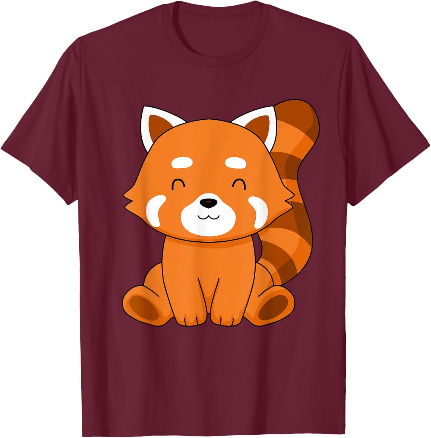 Red Panda Kids Kawaii Red Panda Gifts Women Red Panda T-Shirt - T-Shirt | Maroon