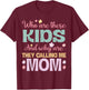Who Are These Kids And Why Are They Calling Me Mom Mother T-Shirt - T-Shirt | Maroon