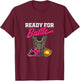 Softball Catcher Sports Design- Women Girls Softball Player T-Shirt - T-Shirt | Maroon