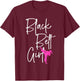 Black Belt Girl Karate Jiu Jitsu Taekwondo Martial Arts Gift T-Shirt - T-Shirt | Maroon