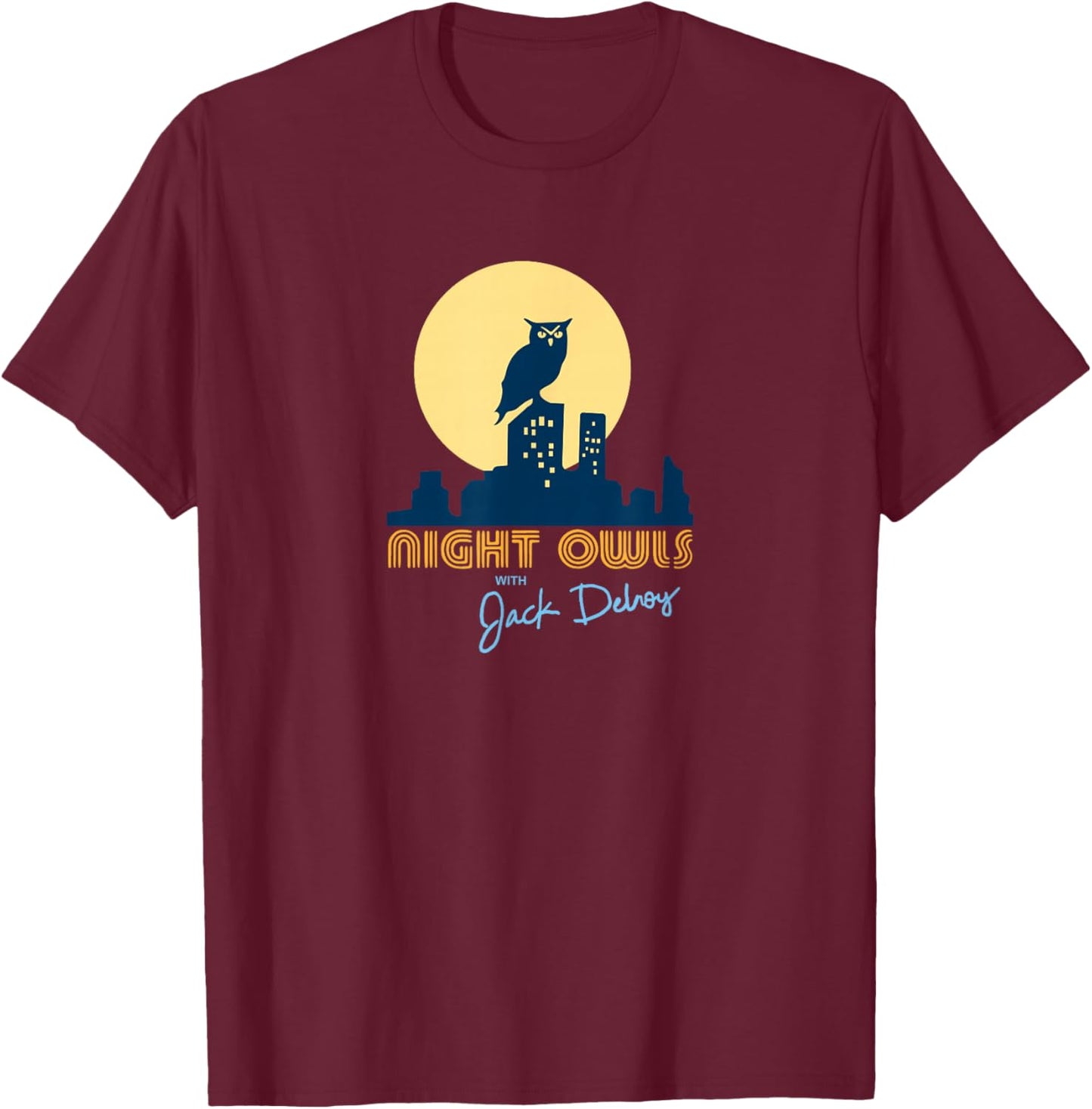 Night Owls T-Shirt - T-Shirt | Maroon