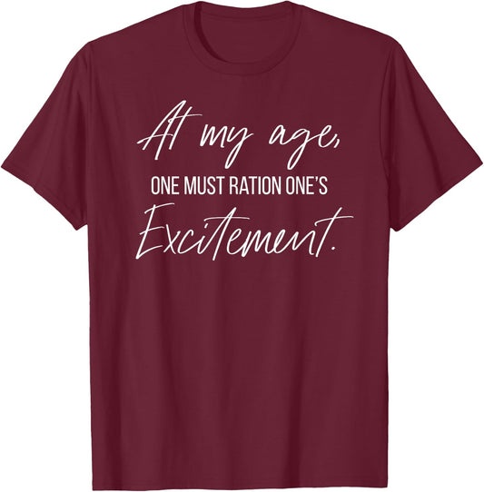Abby Quotes Teapots British Humor and Sarcasm Downton Funny Women's - Black, Small - Short Sleeve, , Regular Fit - Movies, Birthday, Christmas, Party - Women's Themed T-Shirt - T-Shirt | Maroon