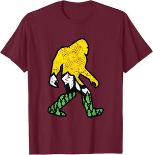 Cool Sasquatch is Real New Mexican Flag Yeti Hide & Seek NM T-Shirt - T-Shirt | Maroon