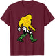 Cool Sasquatch is Real New Mexican Flag Yeti Hide & Seek NM T-Shirt - T-Shirt | Maroon