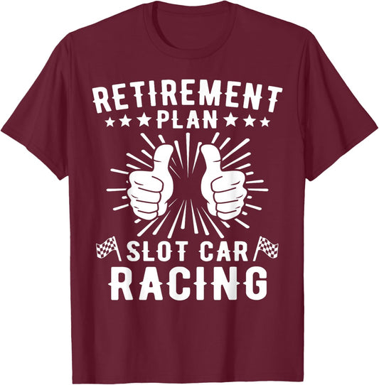 Slot Car Racing Controller Slot Car T-Shirt - T-Shirt | Maroon