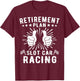Slot Car Racing Controller Slot Car T-Shirt - T-Shirt | Maroon