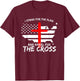 US American Patriot Christian Gift | Graphic T-Shirt - T-Shirt | Maroon