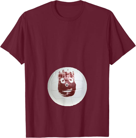 Pregnant Volleyball T-Shirt - T-Shirt | Maroon