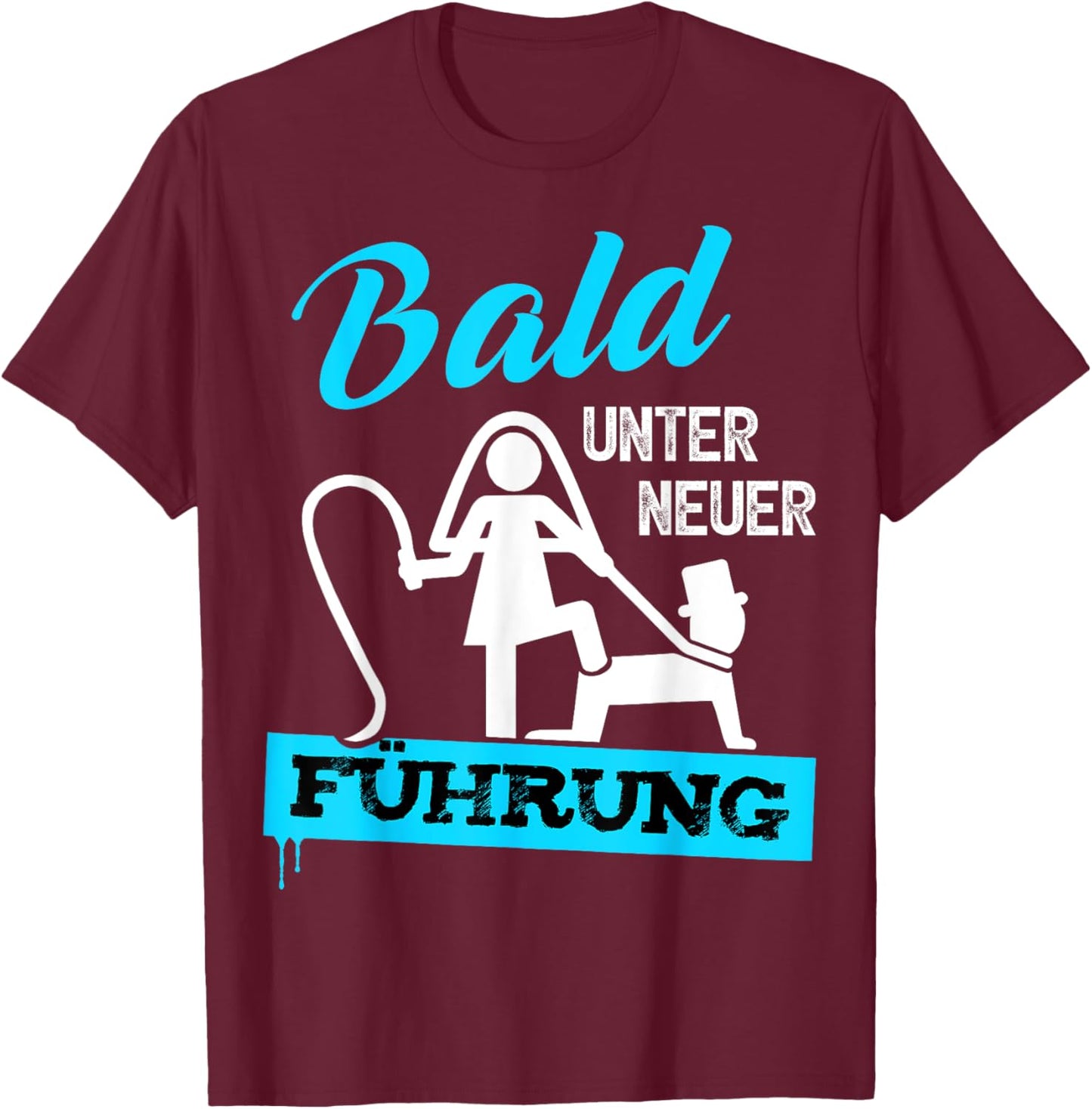 Junggesellenabschied Bräutigam JGA Männer Polterer T-Shirt - T-Shirt | Maroon