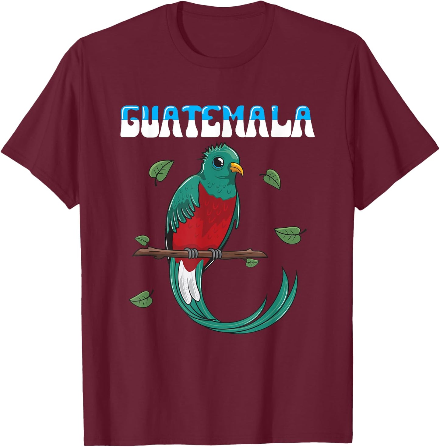 Guatemala Guatemalan Quetzal T-Shirt - T-Shirt | Maroon