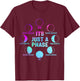 It's Just A Phase Celestial Moon Lunar Cycle Astronomy Kids T-Shirt - T-Shirt | Maroon