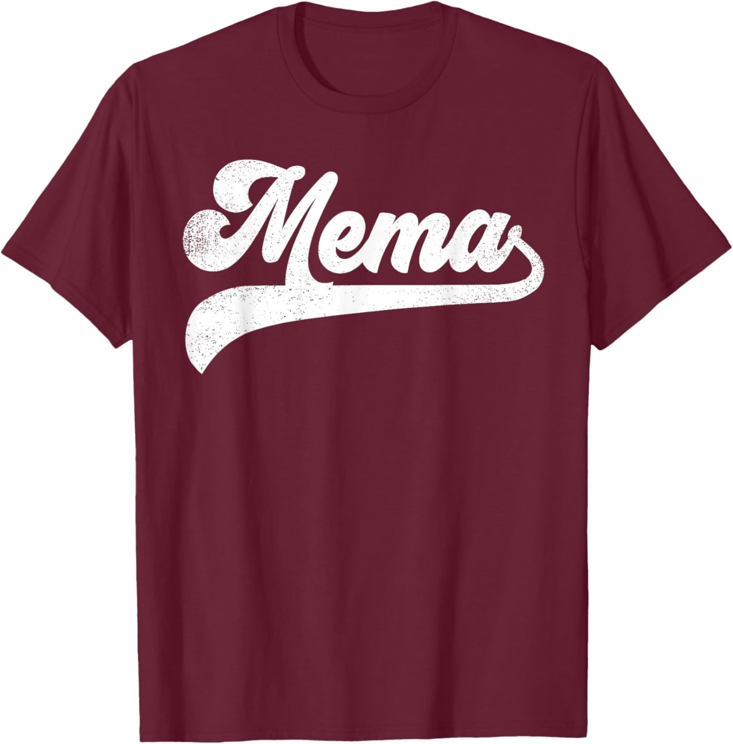 Mema Gifts Mother's Day Mema T-Shirt - T-Shirt | Maroon