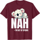 Chronic Illness Spoon Theorist Awareness Nah Im Out Spoonie T-Shirt - T-Shirt | Maroon