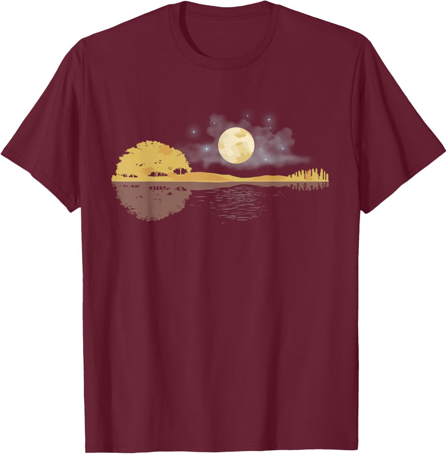 Bluegrass Banjo Shirt Country Music Banjo Gift Stringband T-Shirt - T-Shirt | Maroon