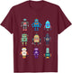 I Love Robot Gift All Ages Robotic Kids Girls Boys Robot T-Shirt - T-Shirt | Maroon