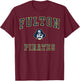 Fulton High School Pirates T-Shirt - T-Shirt | Maroon