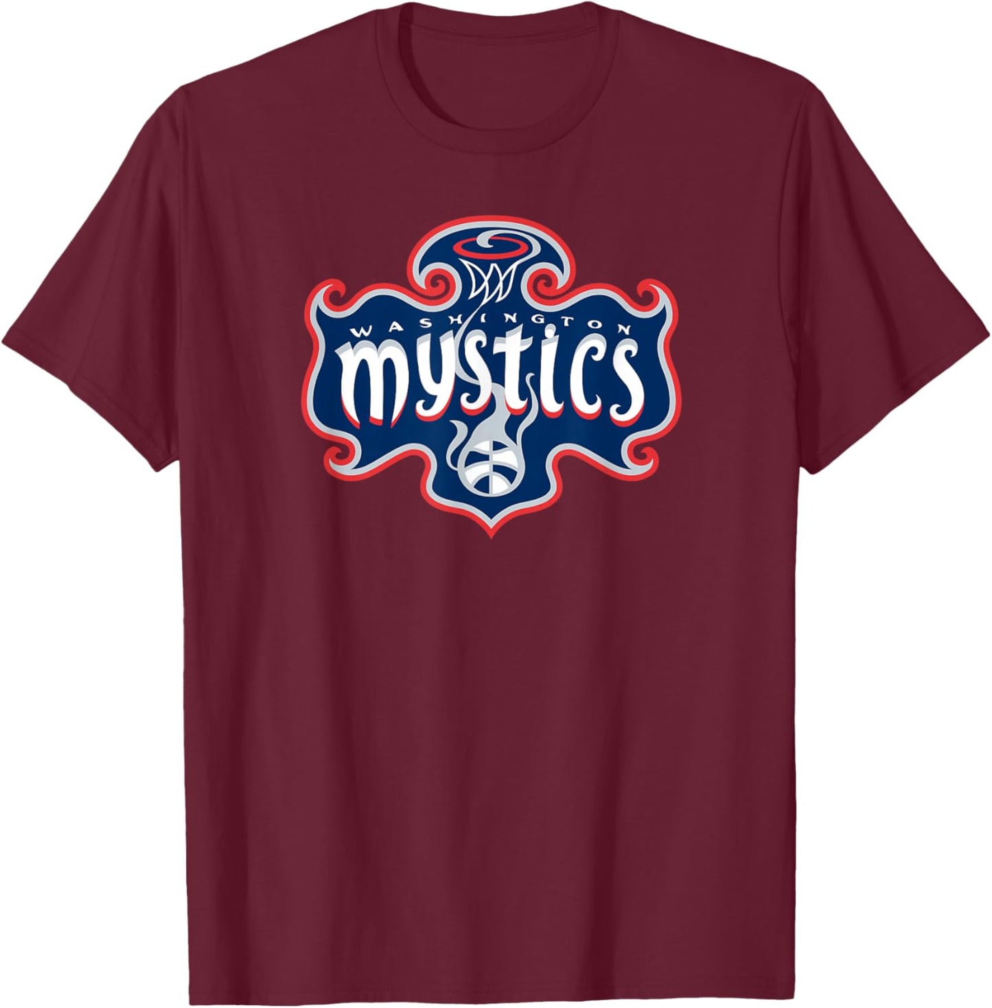 WNBA Washington Mystics Fan Base T-Shirt - T-Shirt | Maroon