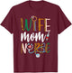 Wife Mom Nurse RN LPN Mothers Day For Nurses T-Shirt - T-Shirt | Maroon