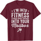 I'm Into Fitness Whole Package Into Mailbox Postman T-Shirt - T-Shirt | Maroon