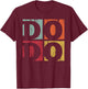 Dodo Retro River T-Shirt - T-Shirt | Maroon
