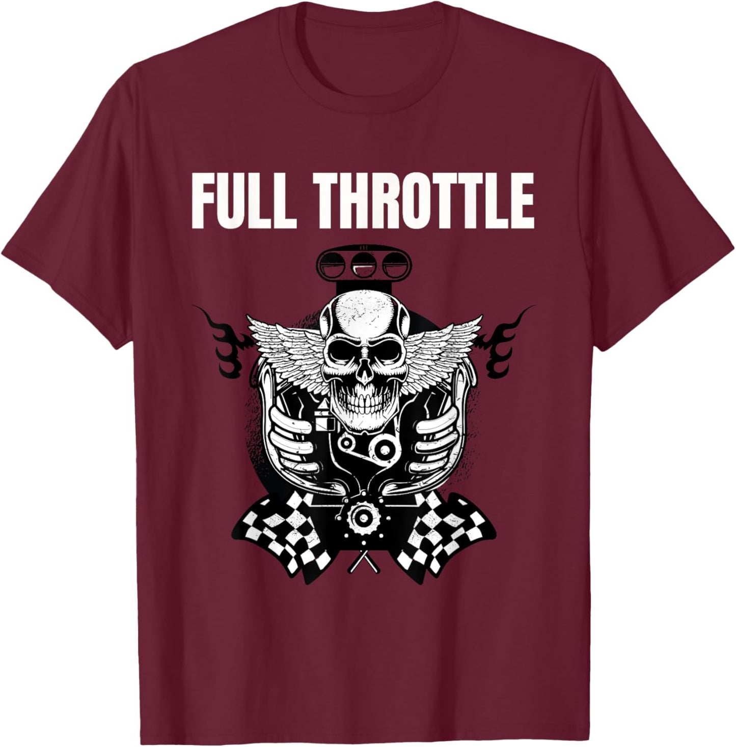 Full Throttle T-Shirt - T-Shirt | Maroon