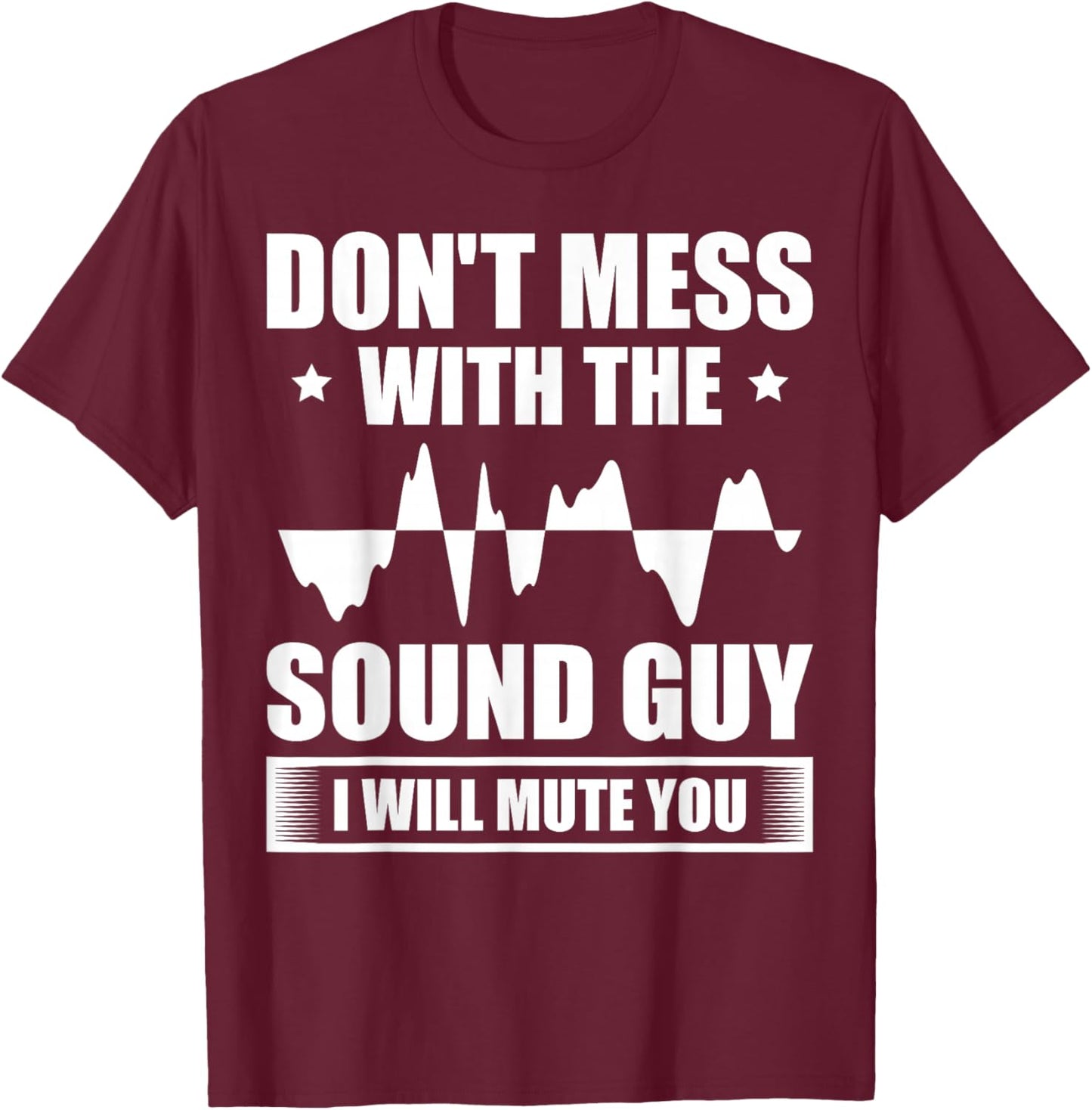 AV Tech Audio Visual Technician Audio Video Technician T-Shirt - T-Shirt | Maroon