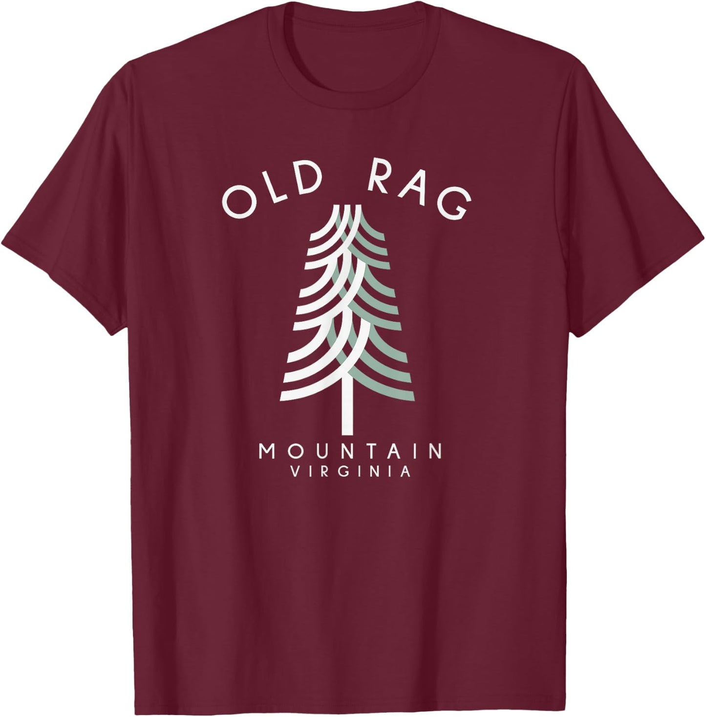 Old Rag Mountain T-Shirt - T-Shirt | Maroon