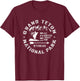 Grand Teton National Park Wyoming USA Elk Mountains Souvenir T-Shirt - T-Shirt | Maroon