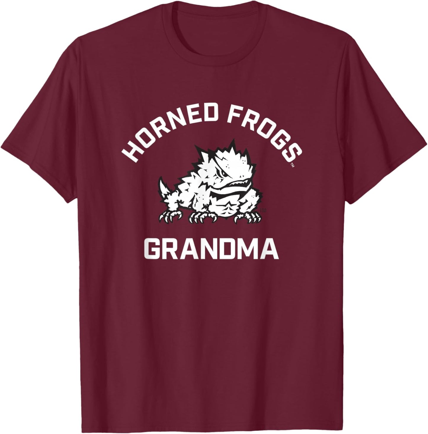 TCU Horned Frogs Arched Grandma T-Shirt - T-Shirt | Maroon