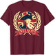 Horatio Nelson. British Flag Propaganda. T-Shirt - T-Shirt | Maroon