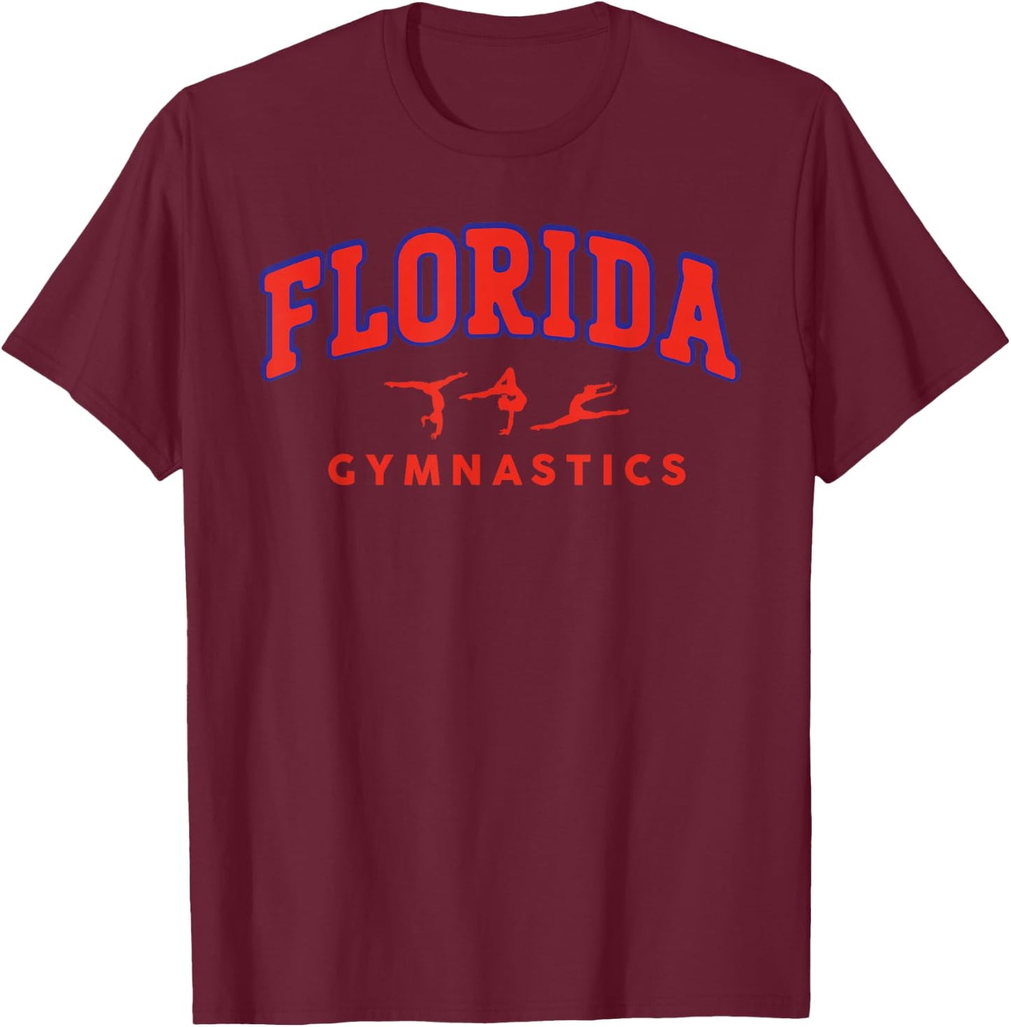 Florida Gymnastics Gymnasts T-Shirt - T-Shirt | Maroon