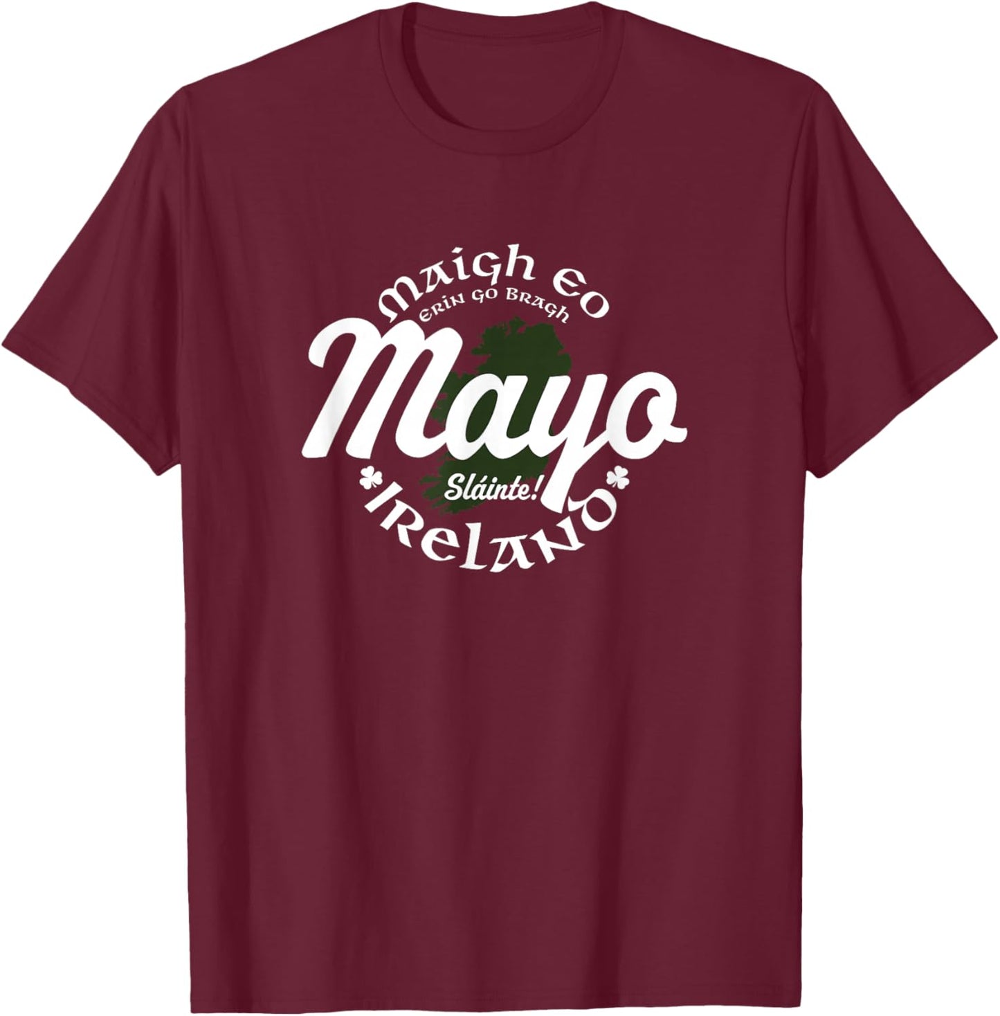 Mayo Ireland T-Shirt - T-Shirt | Maroon