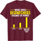Thin Gold Line Flag May be your 911 Dispatch Operator T-Shirt - T-Shirt | Maroon