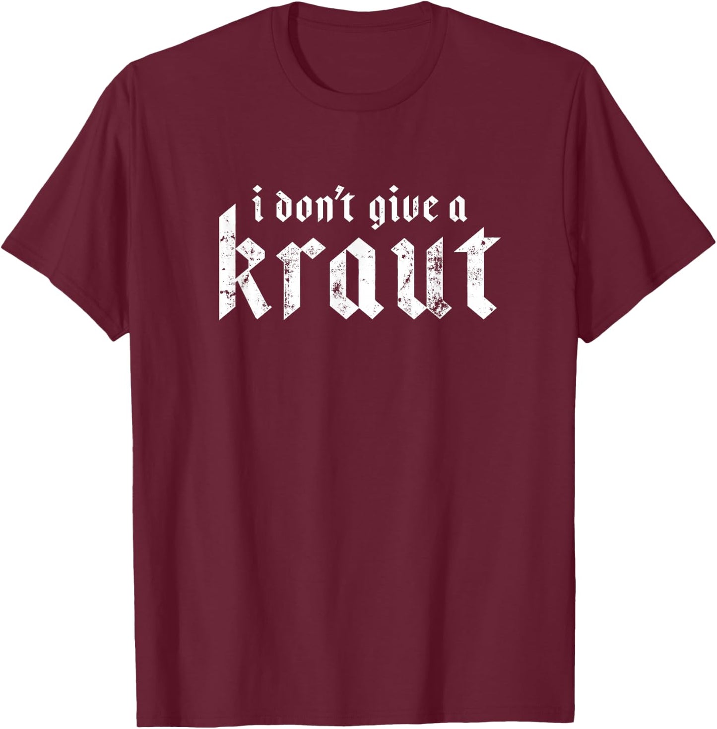 Funny Sauerkraut Kraut Oktoberfest Bratwurst Sausage Chef T-Shirt - T-Shirt | Maroon