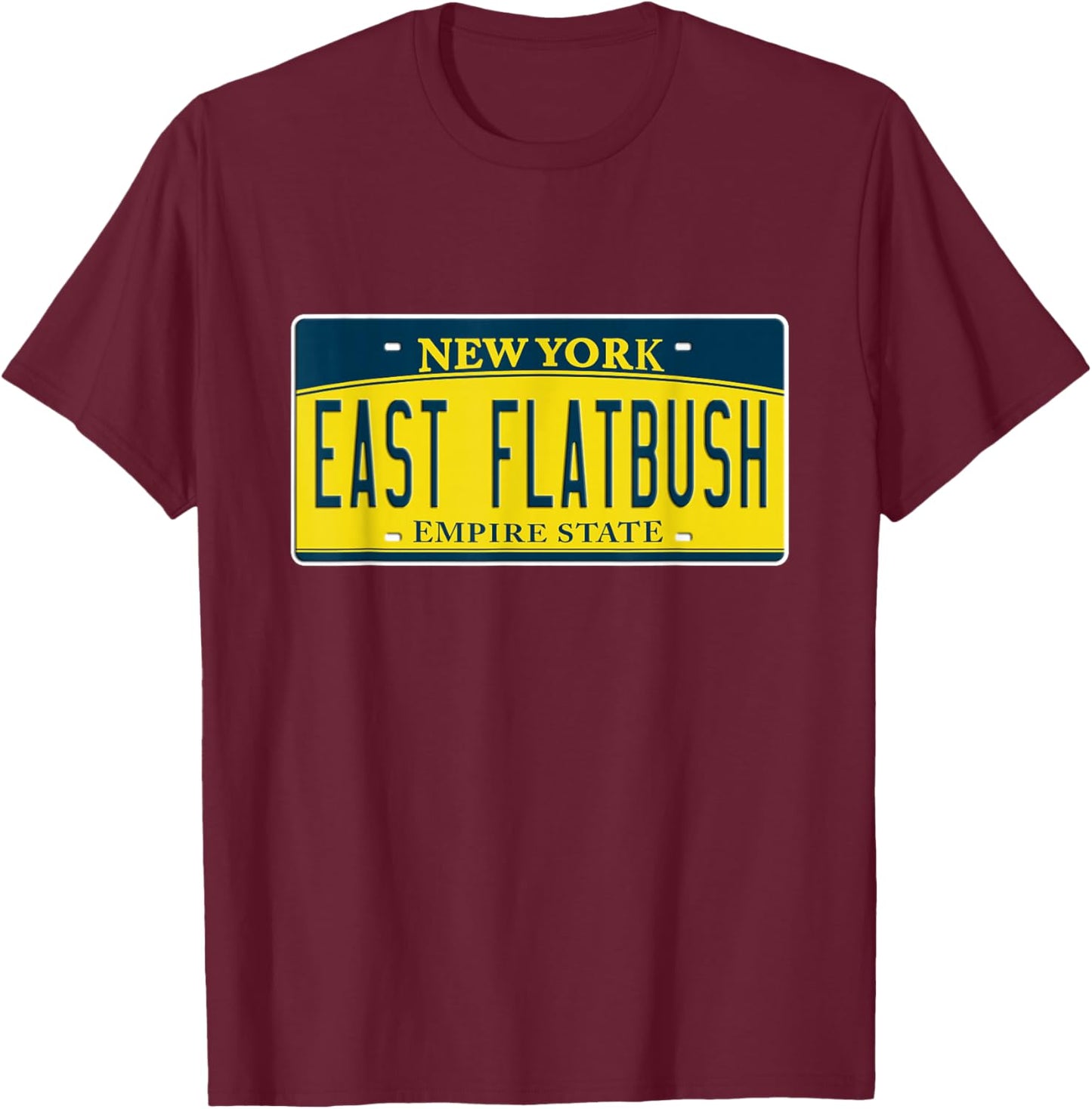 East Flatbush Brooklyn NY New York Home Neighborhood T-Shirt - T-Shirt | Maroon
