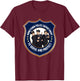 TTS- The Three Stooges Police Department Serve And Protect T-Shirt - T-Shirt | Maroon
