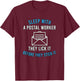 American Postal Worker Sleep With A Mailman Mail Escort T-Shirt - T-Shirt | Maroon