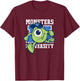 Disney Pixar Monsters University Mike Wazowski Big Portrait T-Shirt - T-Shirt | Maroon