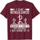 Horseshoe Pitching Tournament Thrower Game Toss Tosser T-Shirt - T-Shirt | Maroon