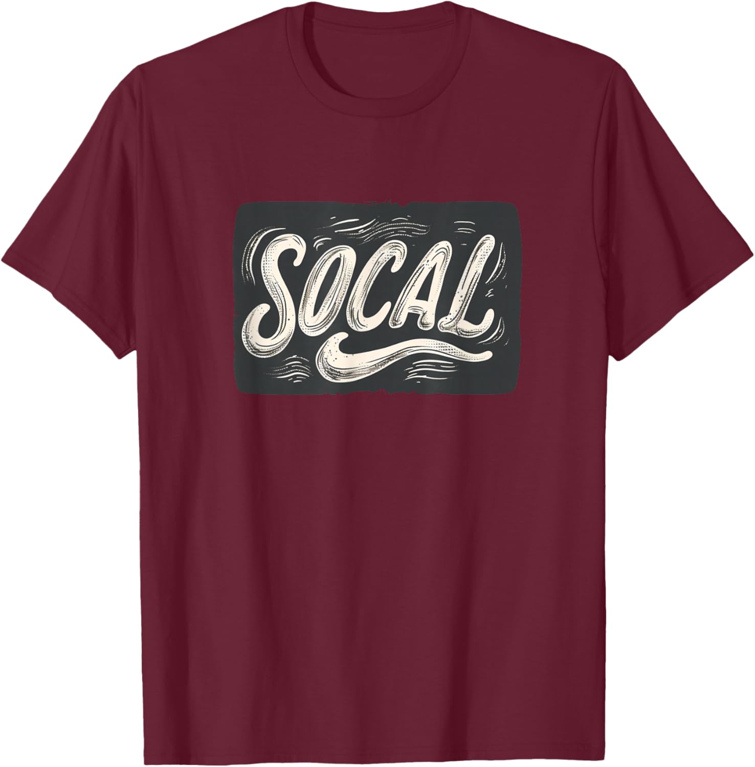 SoCal statement Costume for Southern California T-Shirt - T-Shirt | Maroon