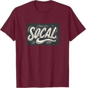 SoCal statement Costume for Southern California T-Shirt - T-Shirt | Maroon